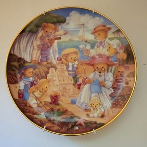 Collector plate "Teddy Bear Beach Party"